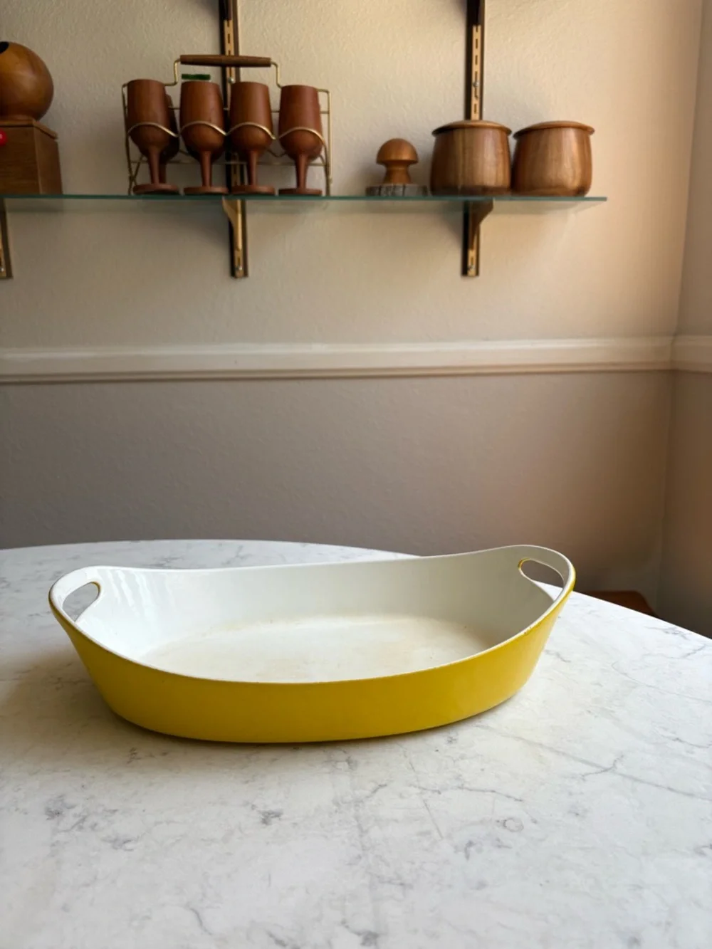 J. Crew oval serving